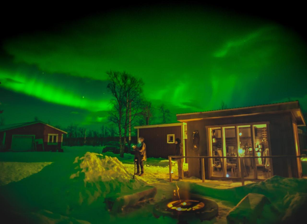 Arctic Gourmet Cabin Kiruna Esterno foto