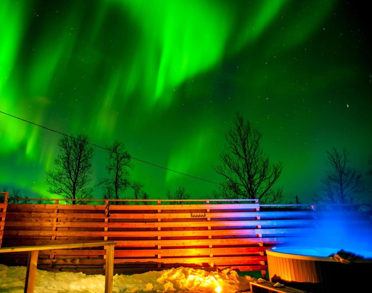 Arctic Gourmet Cabin Kiruna Esterno foto